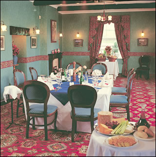 The Dining Room at the Castle Inn Hotel Bassenthwaite